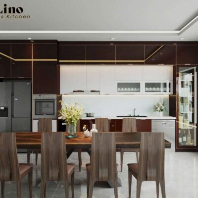 Tủ Bếp Cánh Kính
