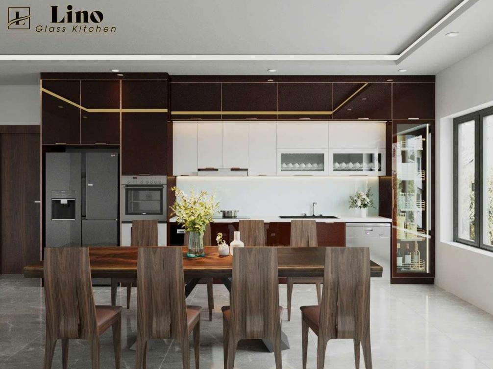 Tủ Bếp Lino – Đẹp Tinh Tế, Tối Ưu Không Gian Sống